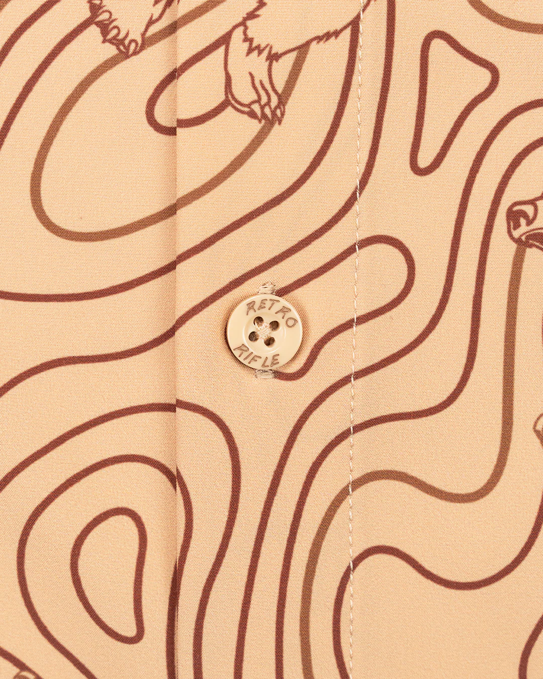 The Hunter (Tan) Long Sleeve Button Down - Image 4