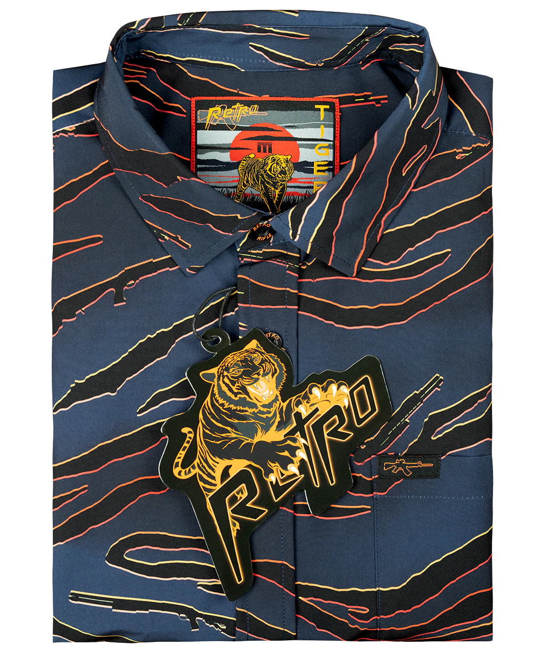 Tiger (Black) Button Down - Image 5