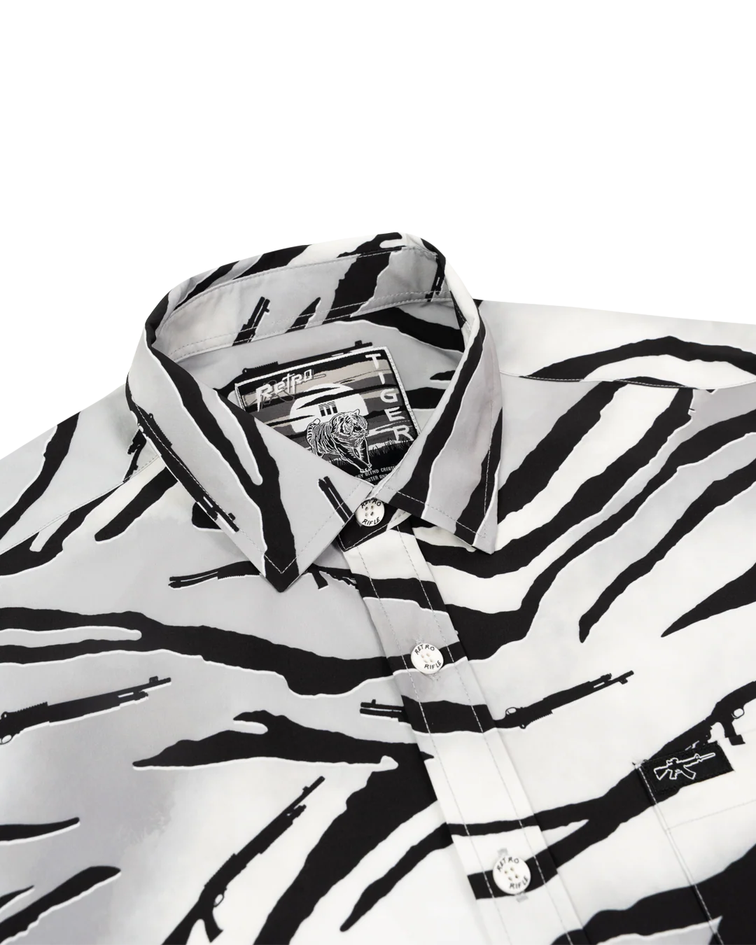 Tiger (White) Button Down - Image 2
