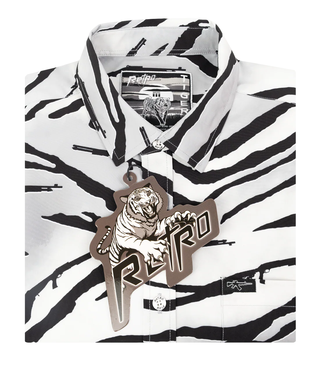 Tiger (White) Button Down - Image 6