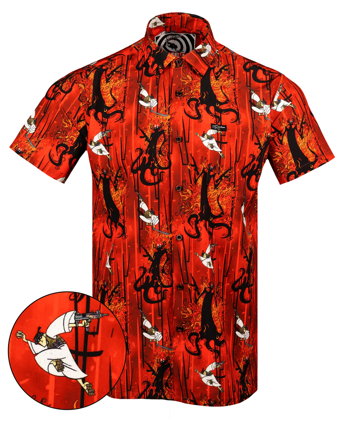 Time Warrior Button Down