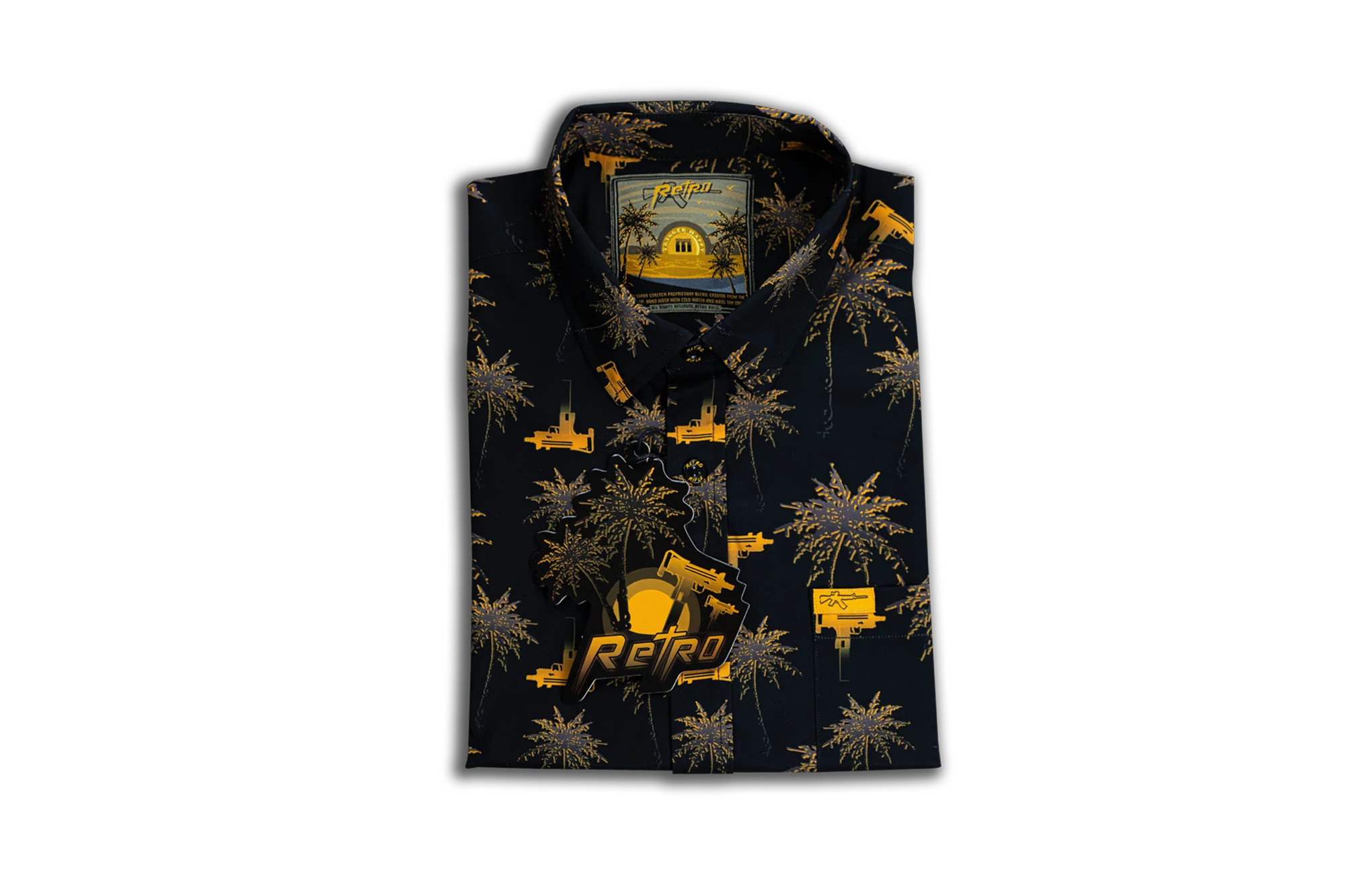 Trigger Happy (Black/Gold) Button Down - Image 5