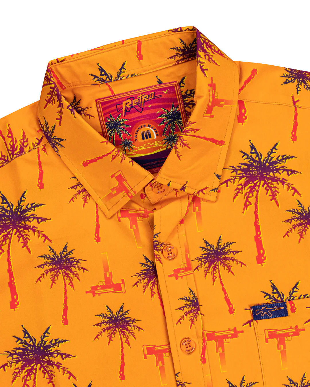 Trigger Happy (Sunset) Button Down - Image 2