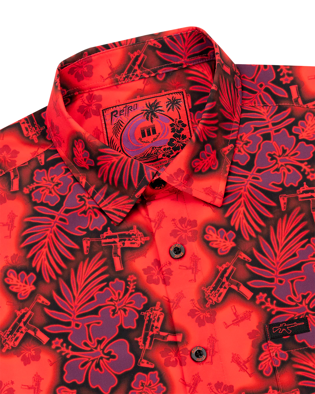 Tropic Aloha (Red) Button Down - Image 2