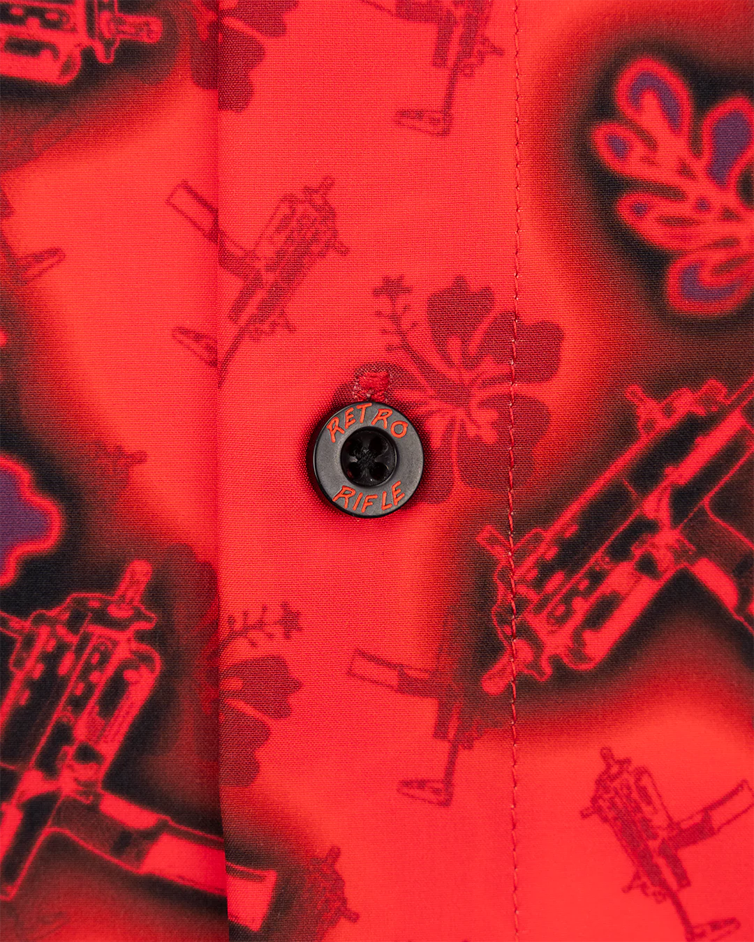 Tropic Aloha (Red) Button Down - Image 4