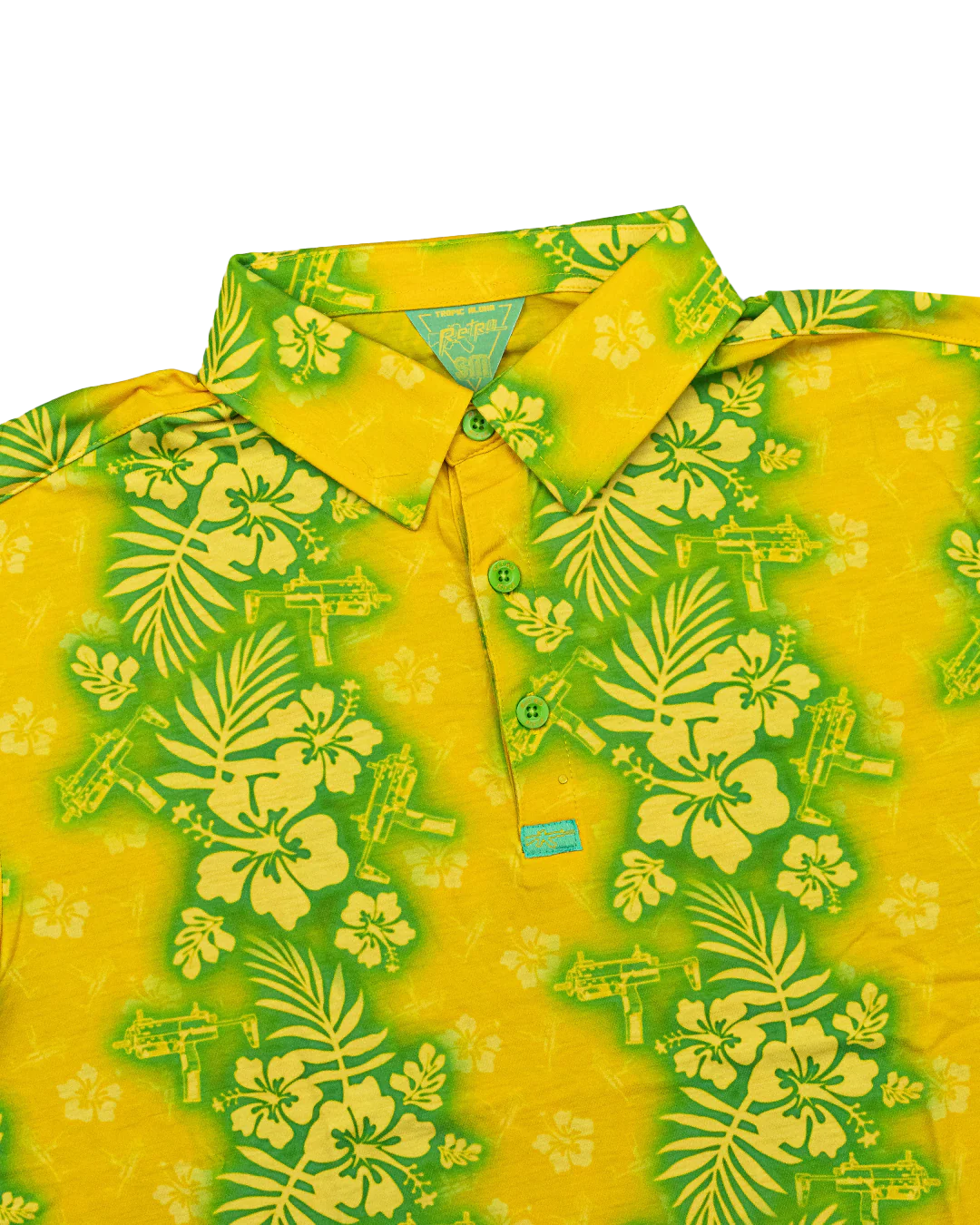Tropic Aloha (Yellow) Polo - Image 2