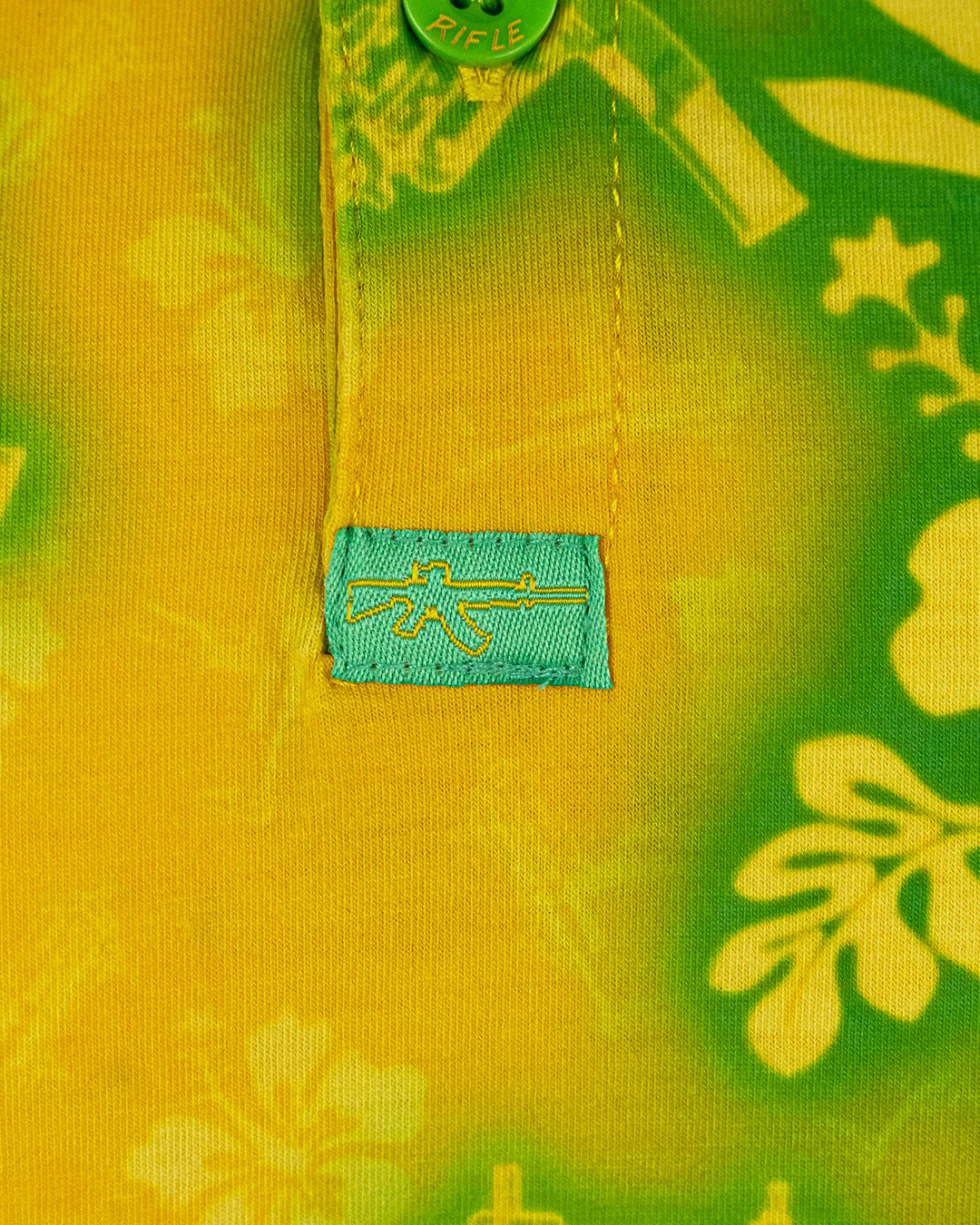 Tropic Aloha (Yellow) Polo - Image 4