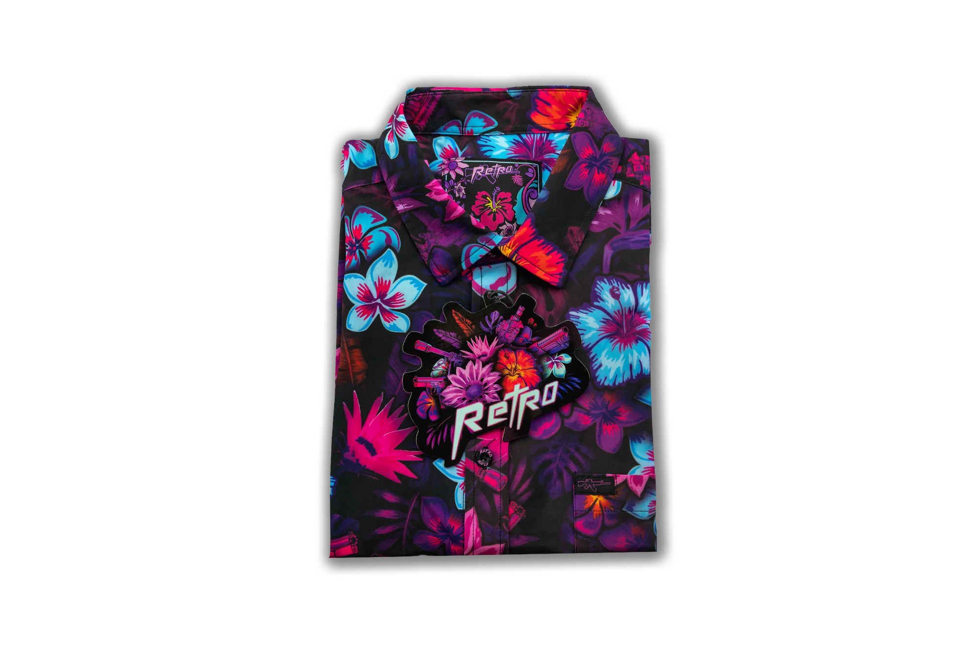 Tropical Fields Black Button Down (Youth) - Image 5