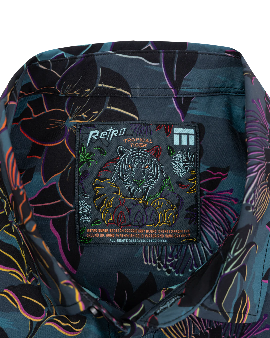 Tropical Tiger (Neon) Button Down - Image 4