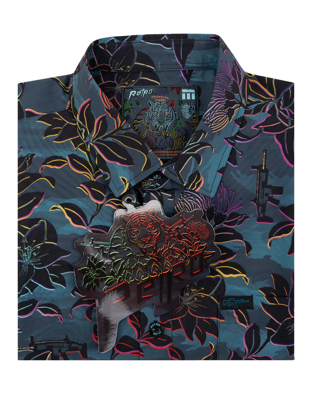 Tropical Tiger (Neon) Button Down - Image 6