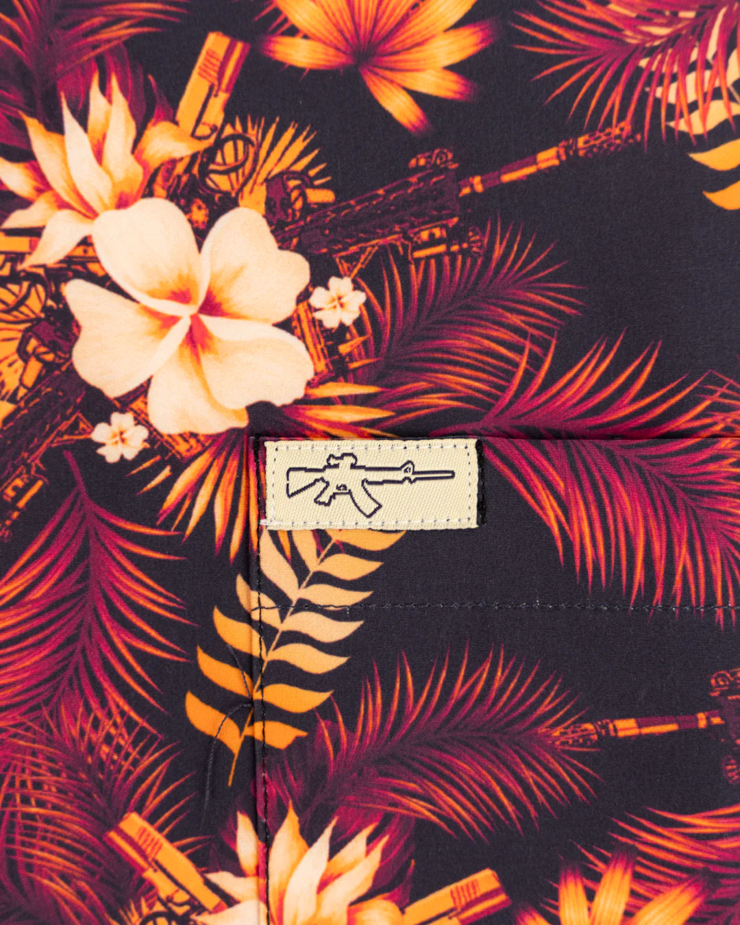 Tropics (Maroon) Button Down - Image 3