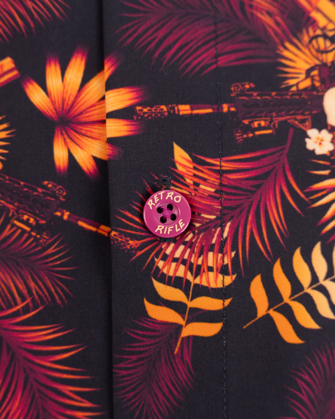 Tropics (Maroon) Button Down - Image 5
