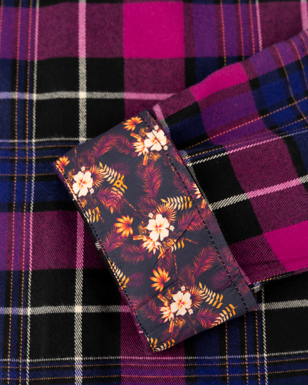 Tropics (Maroon) Flannel - Image 4