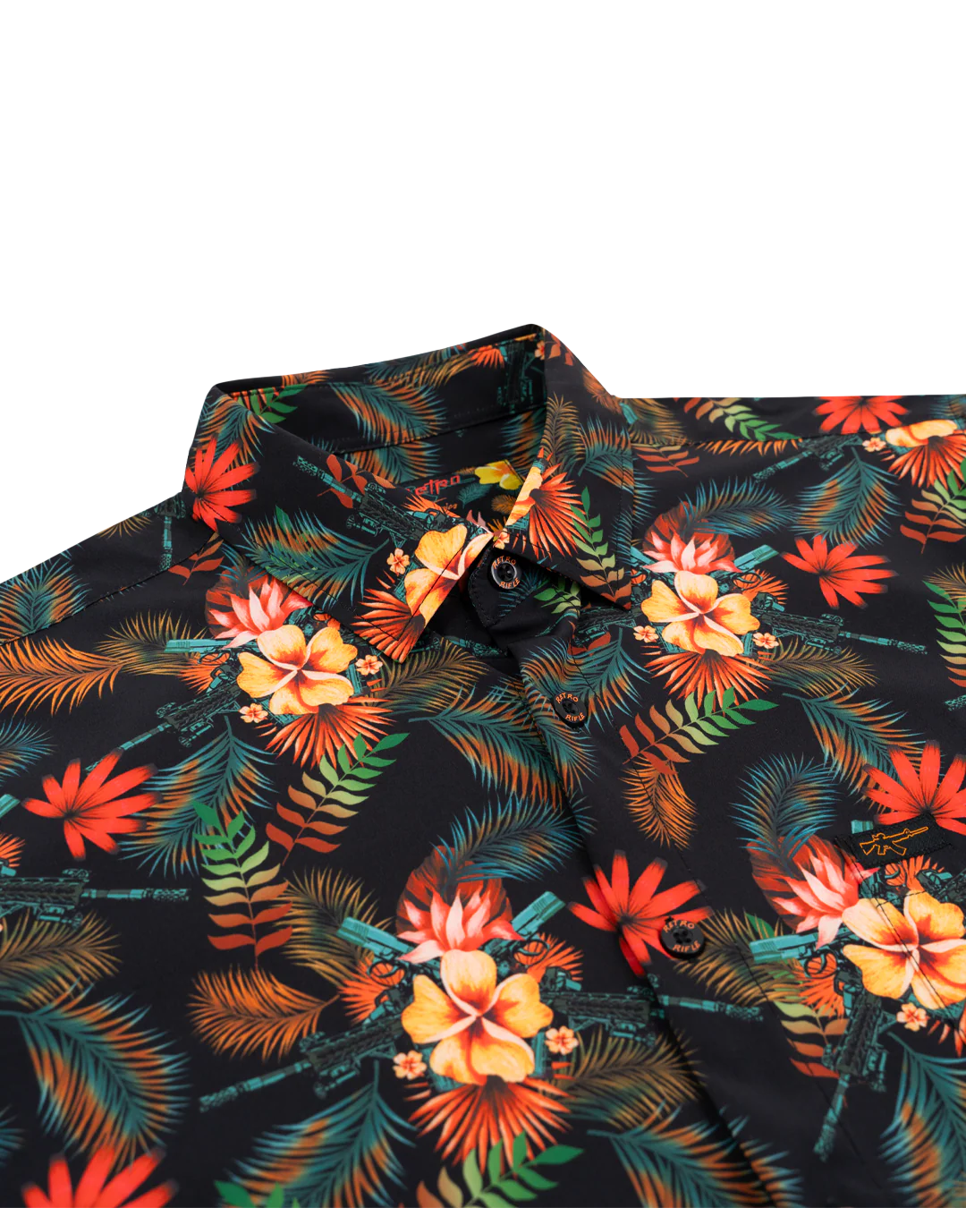 Tropics (Orange/Green) Button Down - Image 2