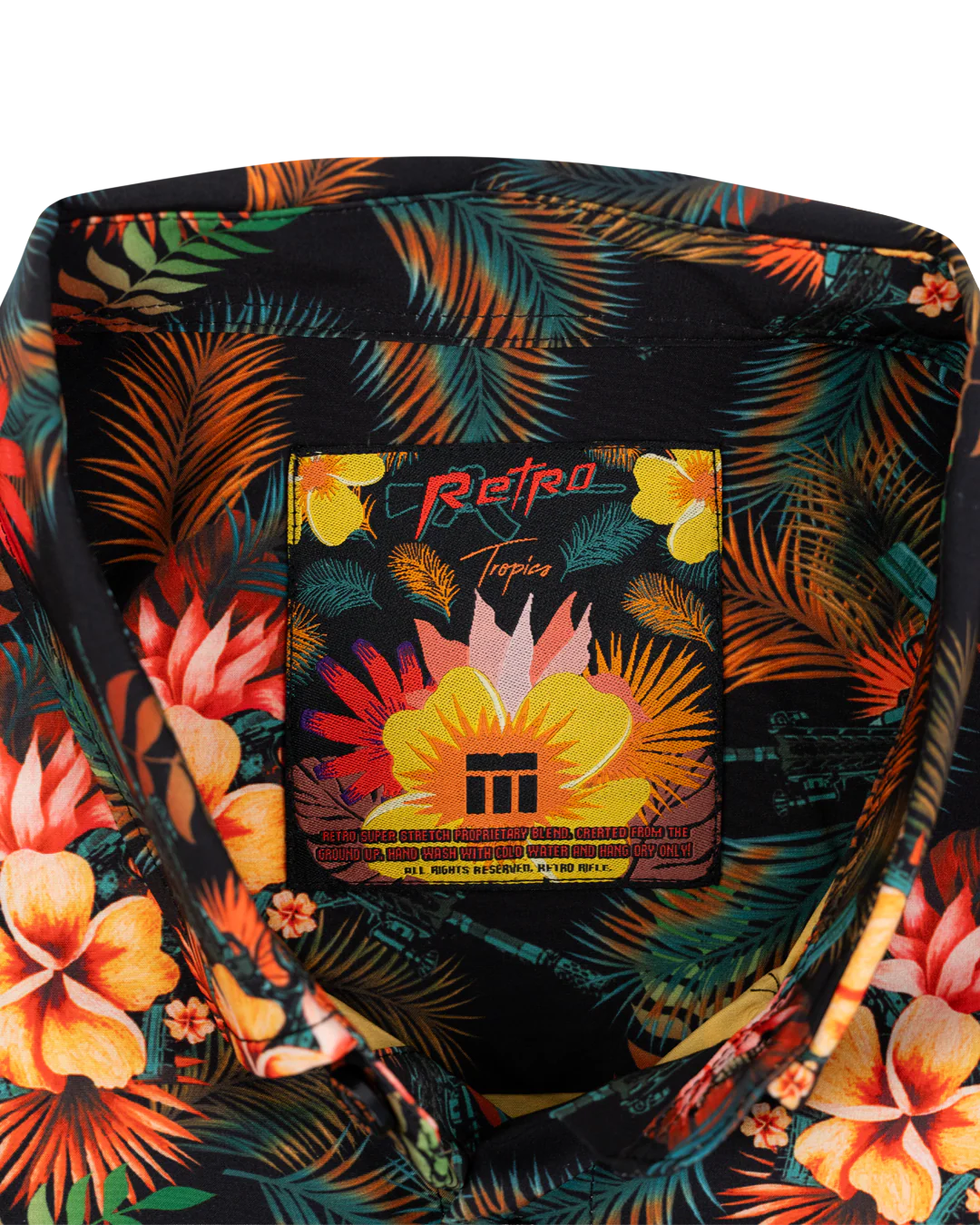 Tropics (Orange/Green) Button Down - Image 4
