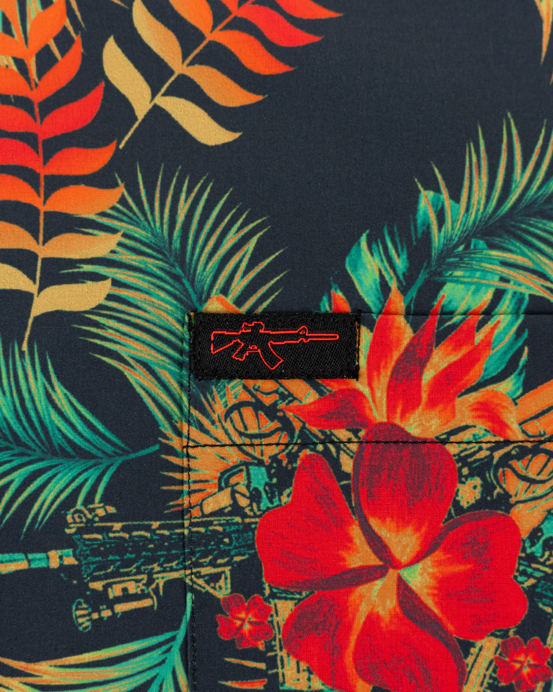 Tropics (Red/Green) Button Down - Image 3