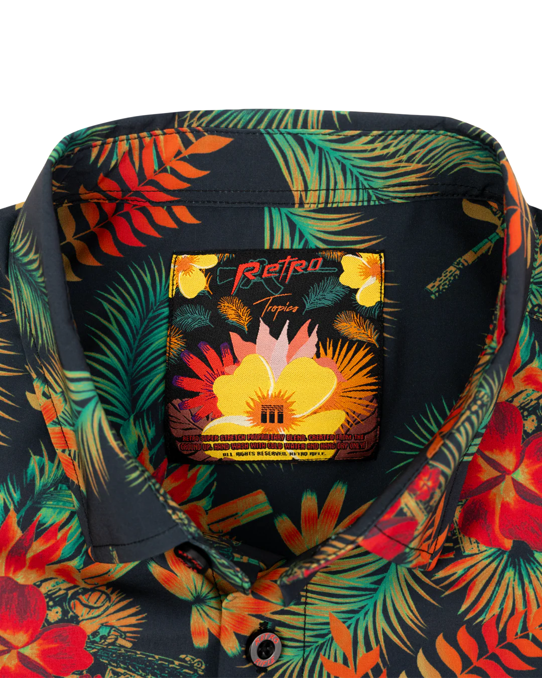 Tropics (Red/Green) Button Down - Image 4