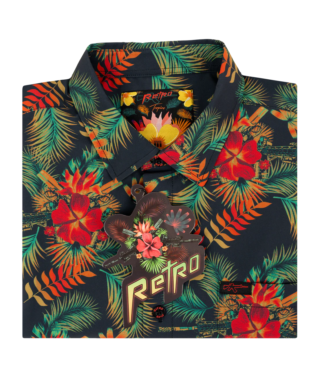 Tropics (Red/Green) Button Down - Image 6