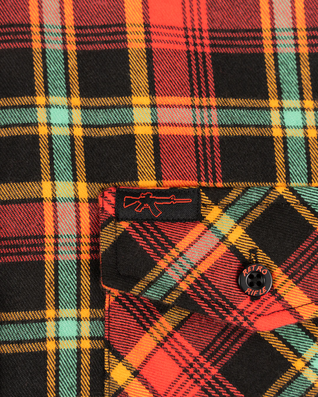 Tropics (Red/Green) Flannel - Image 3