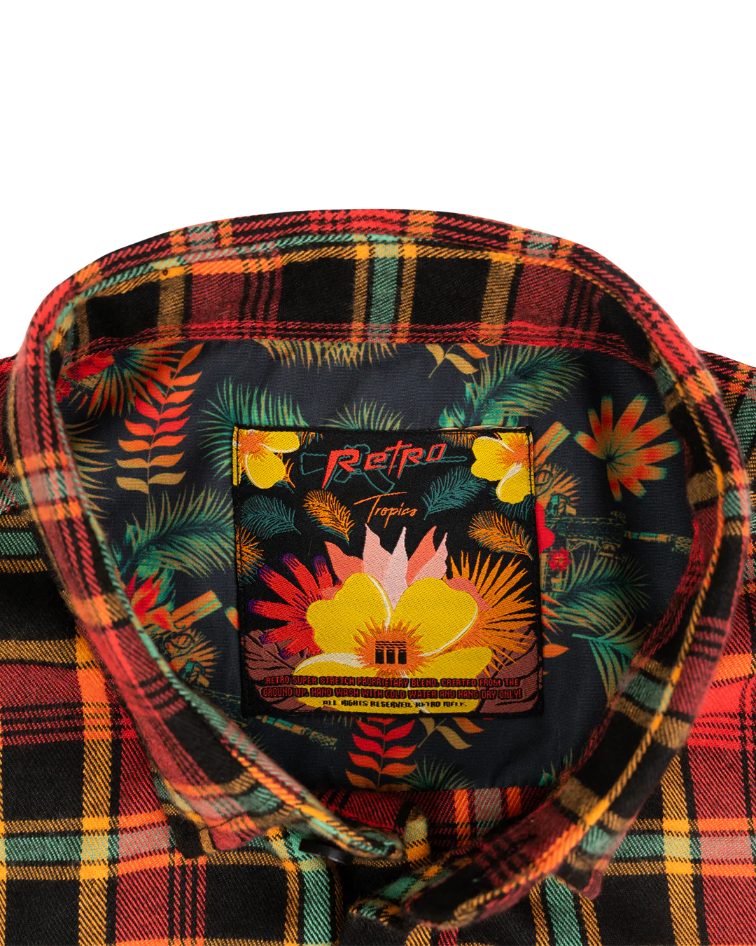 Tropics (Red/Green) Flannel - Image 5