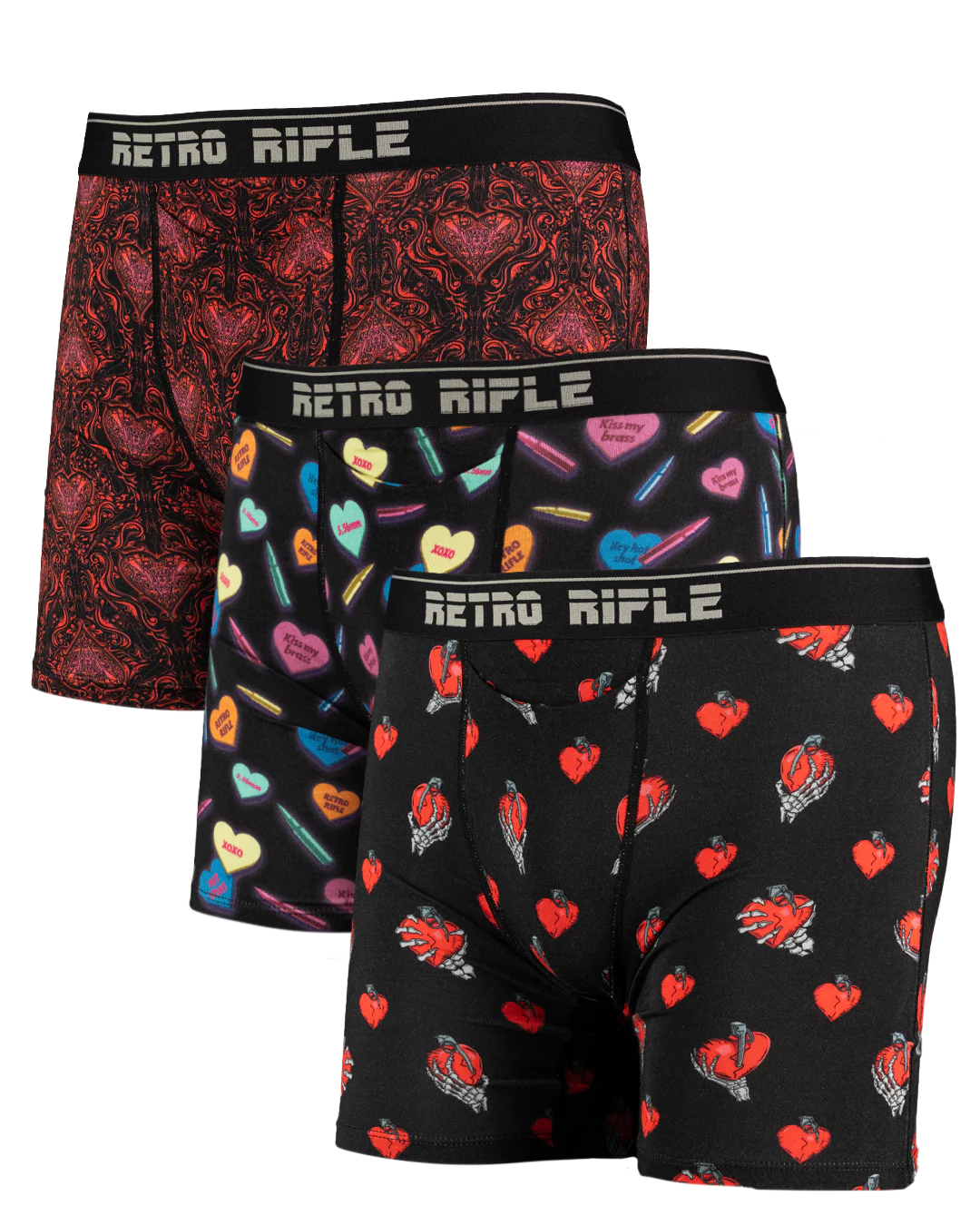 Valentines Boxer Briefs 3-Pack - Final Sale