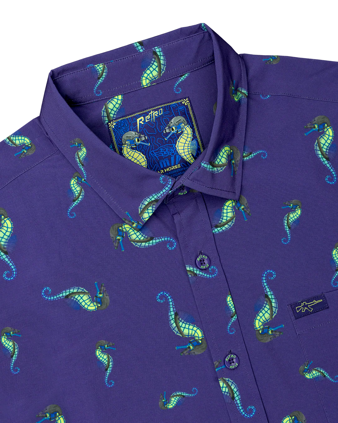 War Horse (Blue) Button Down - Image 2