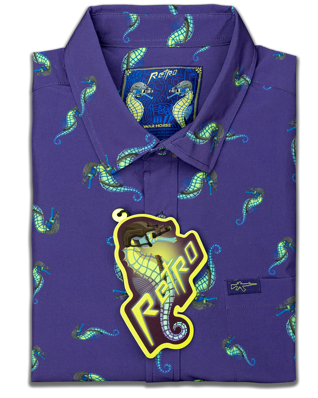 War Horse (Blue) Button Down - Image 5
