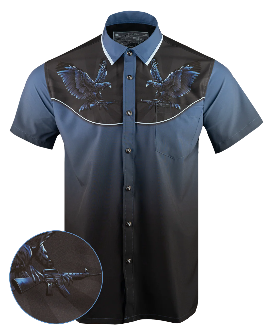 Wild West Button Down (Pearl Snaps)