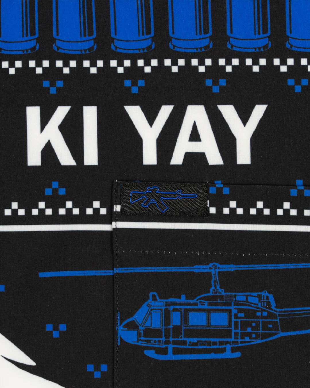 Yippee-Ki-Yay (Black) Button Down - Image 3