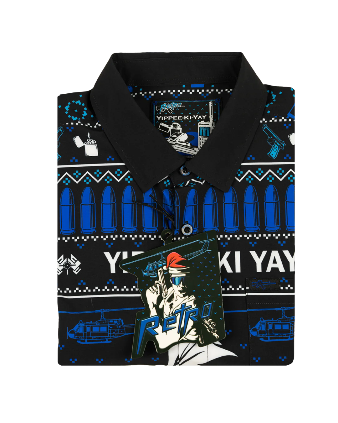 Yippee-Ki-Yay (Black) Button Down - Image 5