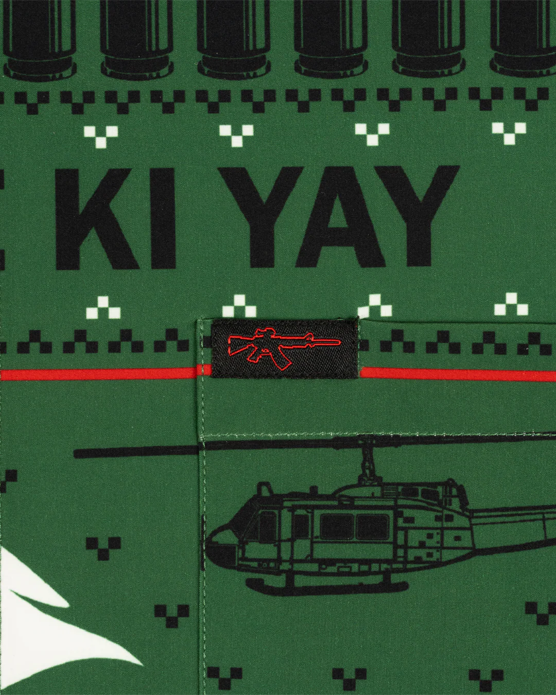 Yippee-Ki-Yay (Green) Button Down - Image 3