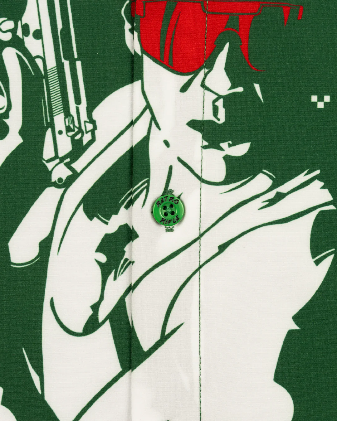 Yippee-Ki-Yay (Green) Button Down - Image 4